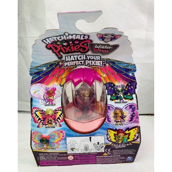 1-Hatchimals~ Pixies~Wilder Wings GROOVY GINNY NEW 5+ - Picture 3 of 4